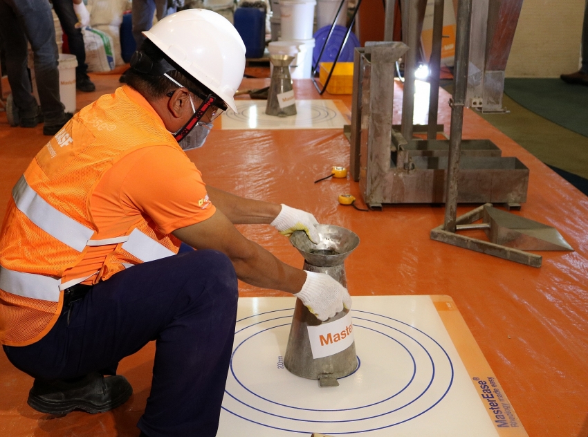 basf introduces masterease admixture to help concrete work easier in nha trang