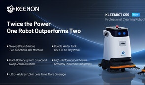 KEENON Robotics Unveils C55 Cleaning Robot at ISSA North America Expo