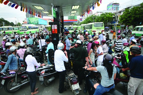 Petrol price flare up