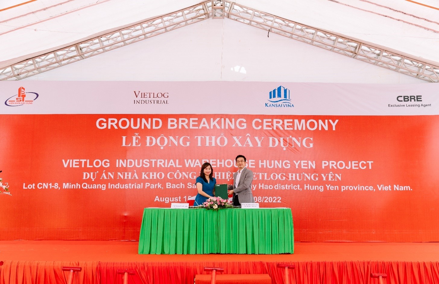 Vietlog Industrial breaks ground on flagship warehouse in Hung Yen