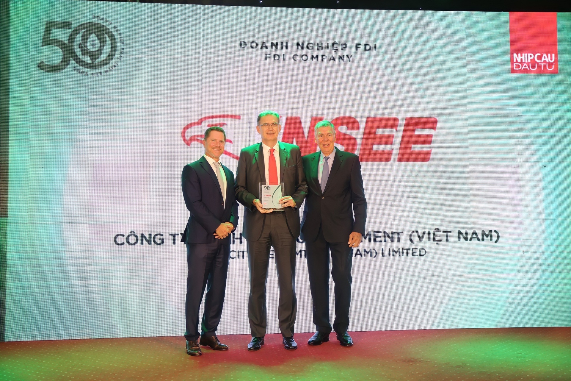 INSEE Vietnam champion in 2022 Top 50 Corporate Sustainability Awards