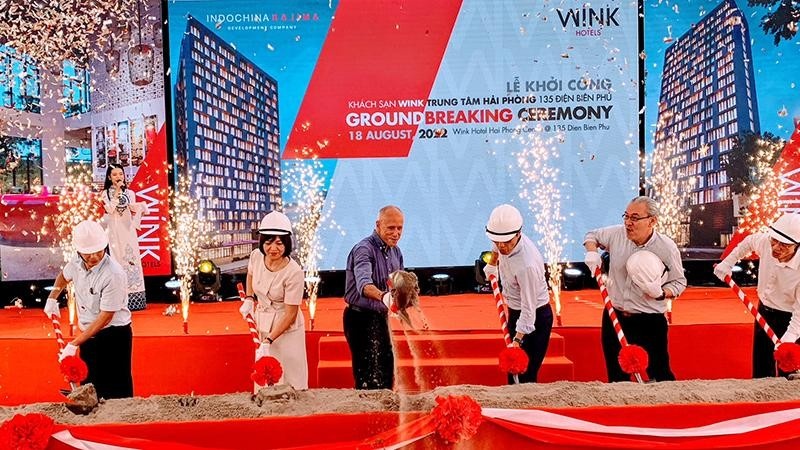 The sixth Wink Hotels broke ground in Haiphong
