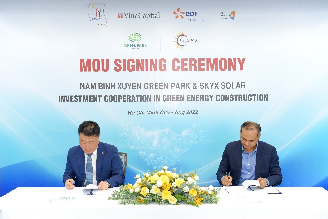 Cooperation for solar power development in Green Park Vinh Phuc clinched