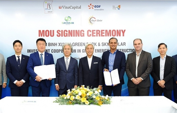 Cooperation for solar power development in Green Park Vinh Phuc clinched - Vimarsana News