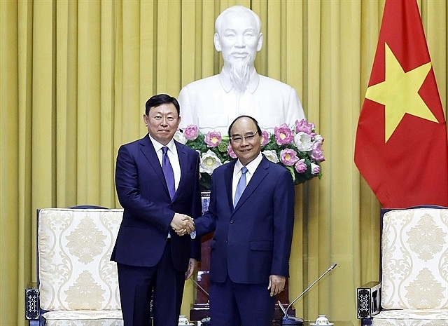 President suggests Lotte Group increase investments in Vietnam
