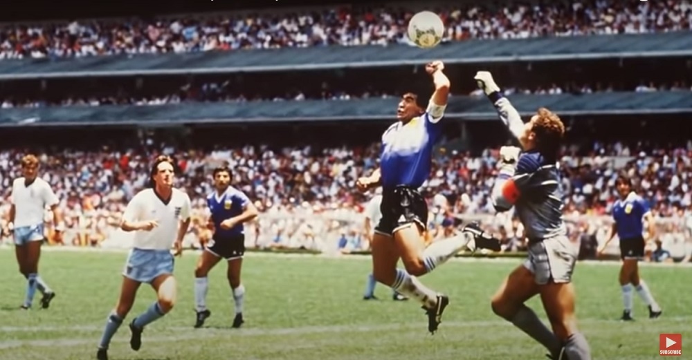 Maradona's 'Hand of God' ball to go up for auction