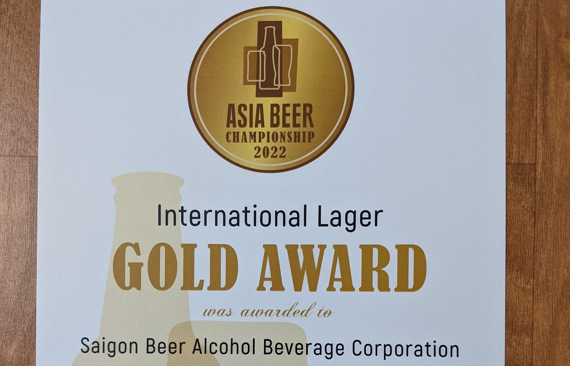 Bia Saigon Chill wins at Asia Beer Championship 2022