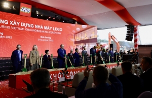 Lego starts construction of its first carbon-neutral factory in Vietnam