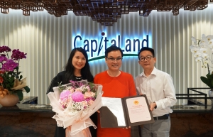 CapitaLand Development hands over pink books for D1Mension