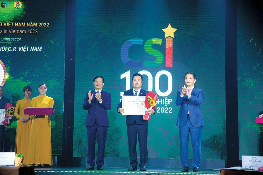 C.P. Vietnam named a top sustainable group for third time