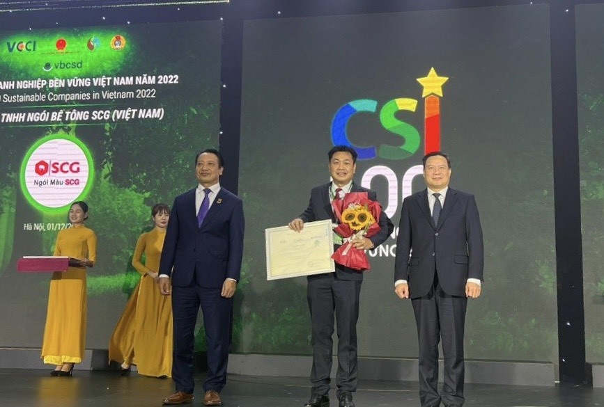 SCG member companies in top 100 Sustainable Companies in Vietnam