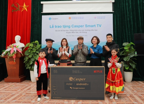 Casper Vietnam presents smart TVs to Ha Giang students - Vimarsana News