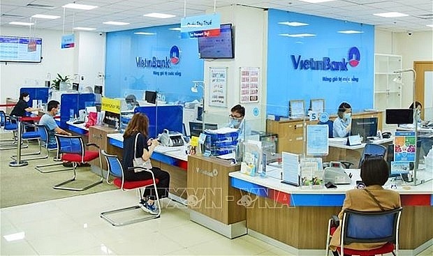 A transaction office of VietinBank (Photo: VNA)