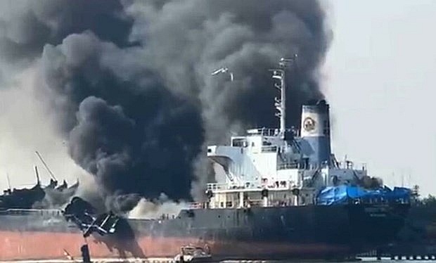 Dozens wounded from oil tanker explosion in central Thailand
