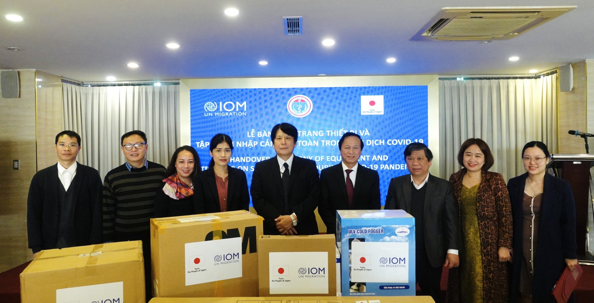 Japanese government provides hygiene supplies for safe travel to Quang Tri