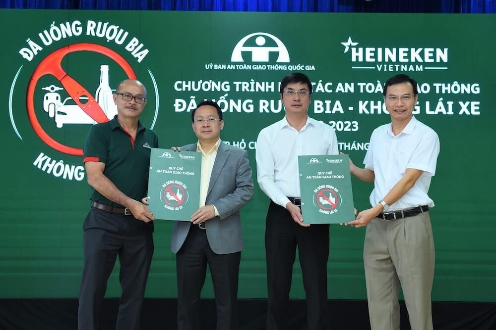 HEINEKEN Vietnam reactivates strategic partnership with National Traffic Safety Committee