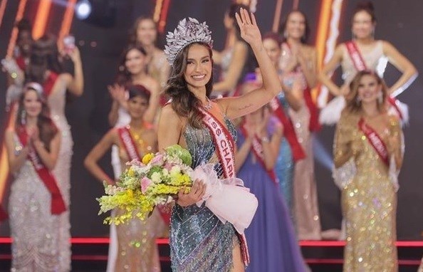 Brazilian girl wins Vietnamese-founded beauty contest - Miss Charm 2023