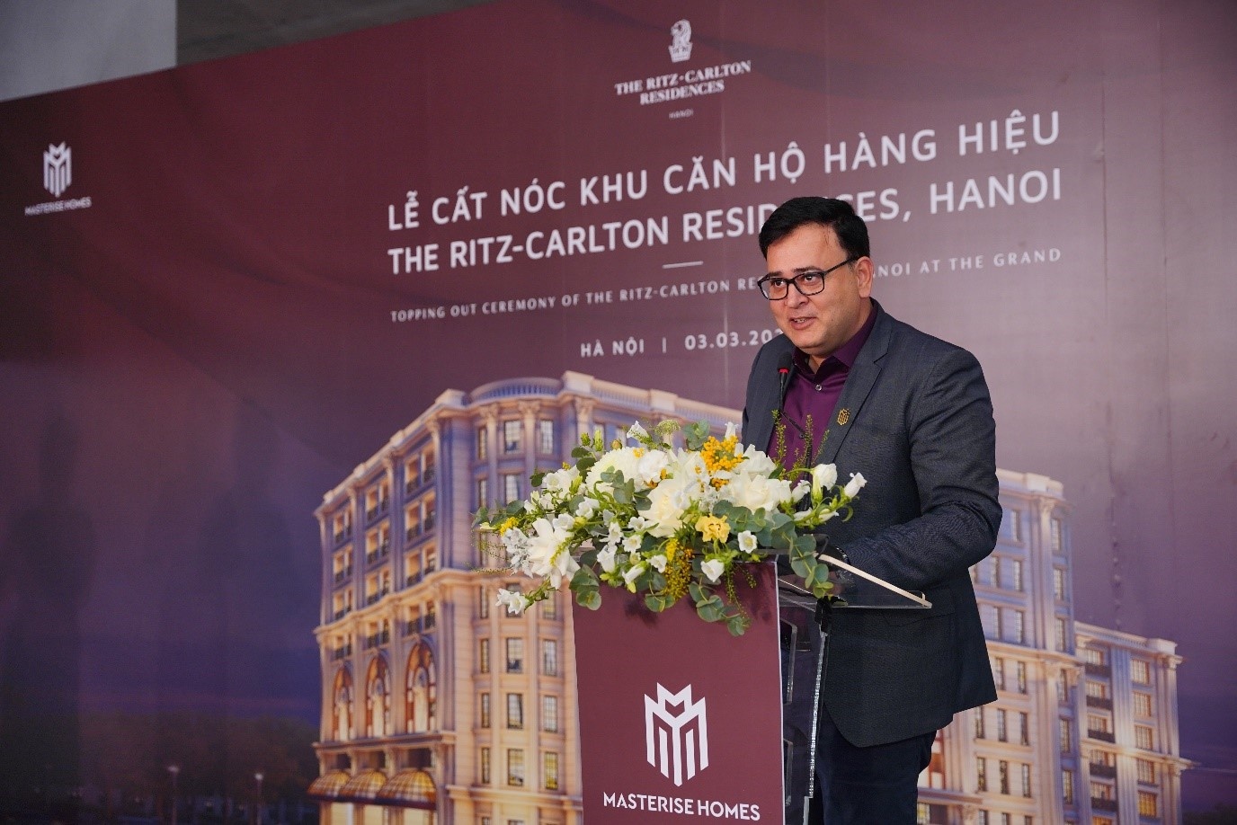 Topping out ceremony for The Ritz-Carlton Residences, Hanoi
