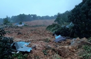 At least 10 killed in landslide in western Indonesia