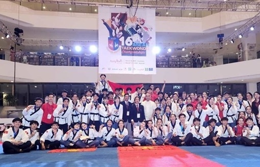 Taekwondo team wins most golds at regional championship