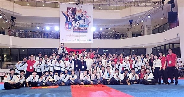 Taekwondo team wins most golds at regional championship | Culture - Sports  | Vietnam+ (VietnamPlus)