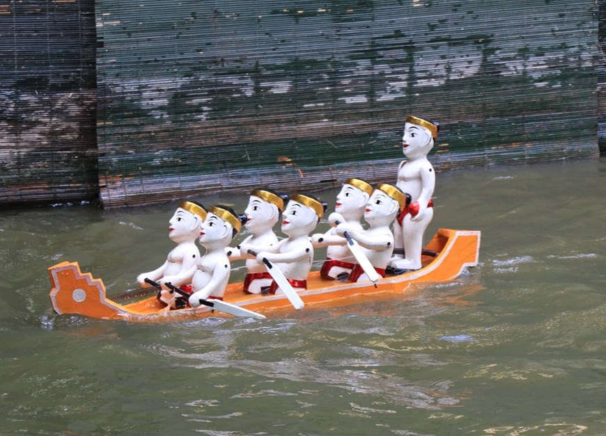 Village keeping ancient water puppetry afloat