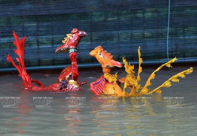 Village keeping ancient water puppetry afloat