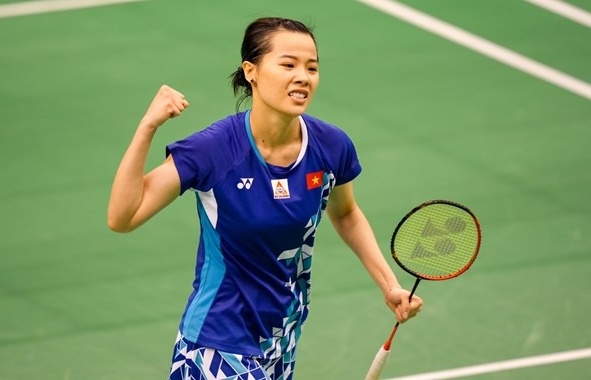 Vietnam"s top female badminton player now 45th in world ranking