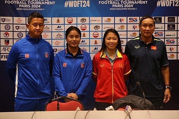 Women’s football team arrives in Nepal for Olympic 1st qualifying round | Culture - Sports  | Vietnam+ (VietnamPlus)
