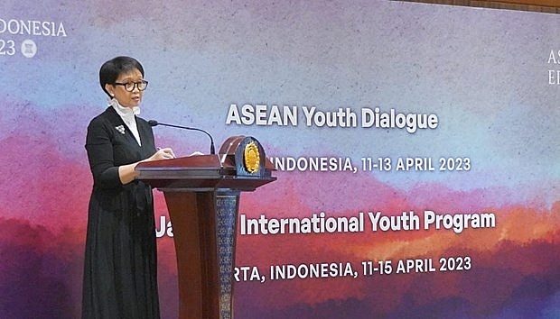 Youth, digital economy key to ASEAN growth: Indonesian FM | ASEAN | Vietnam+ (VietnamPlus)