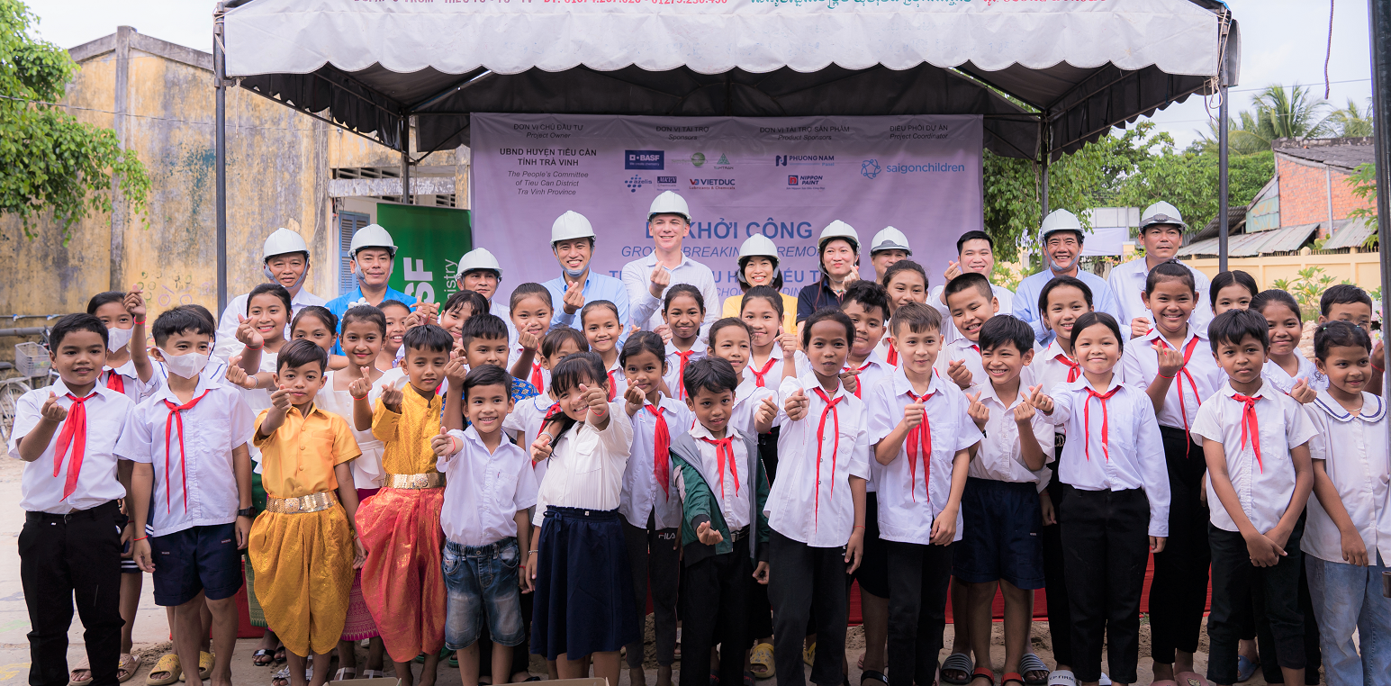 BASF and partners build seventh school in Vietnam