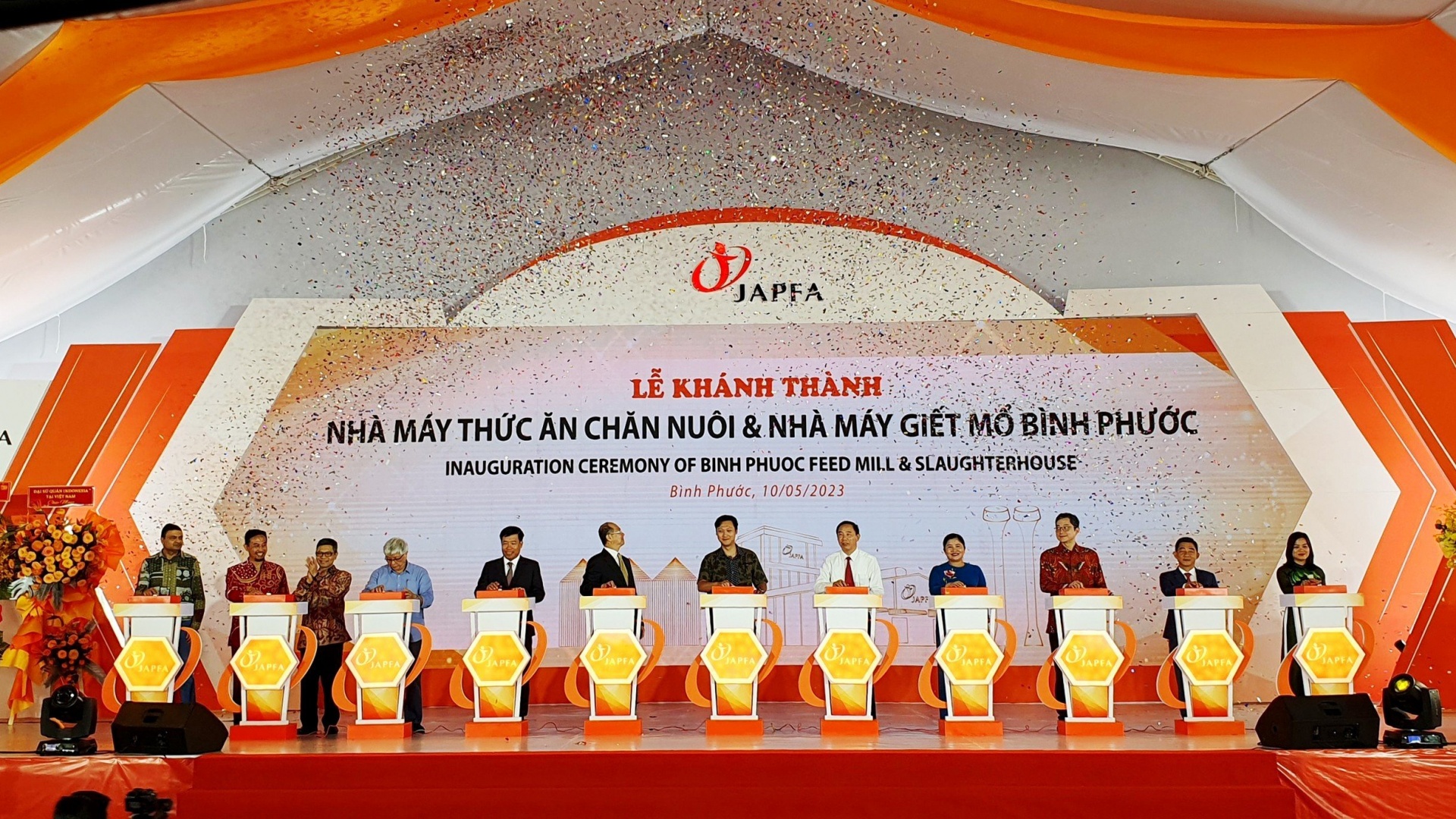 japfa vietnam inaugurates animal feed mill and slaughterhouse