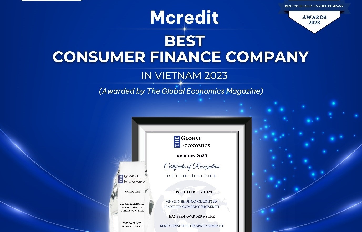 Mcredit wins 'Best Consumer Finance Company' once again