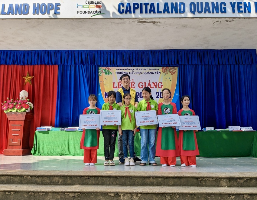 CapitaLand Development distributes school essentials to 1,400 students