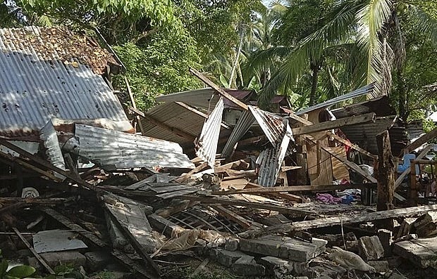 Strong earthquake shakes Philippines" Mindoro island | World | Vietnam+ (VietnamPlus)