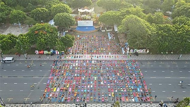 Int’l Day of Yoga marked in Ba Ria - Vung Tau