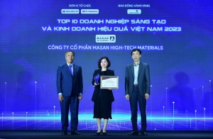 Masan High-Tech Materials honoured in Top 10 Most Innovative Enterprises Vietnam 2023