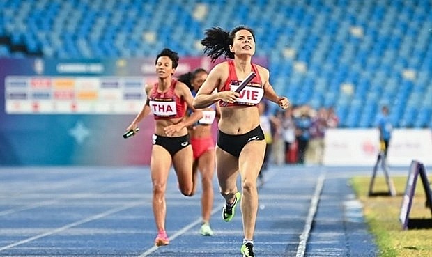 Vietnamese women"s relay team bag gold at Asian Athletics Championships | Culture - Sports  | Vietnam+ (VietnamPlus)