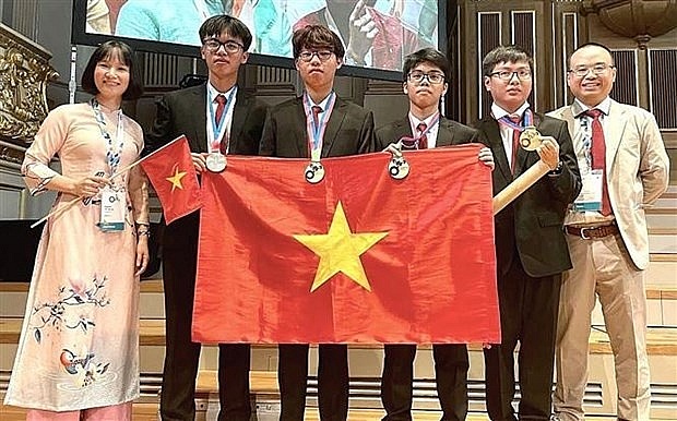 Students bag four medals at Int"l Chemistry Olympiad 2023 | Society | Vietnam+ (VietnamPlus)