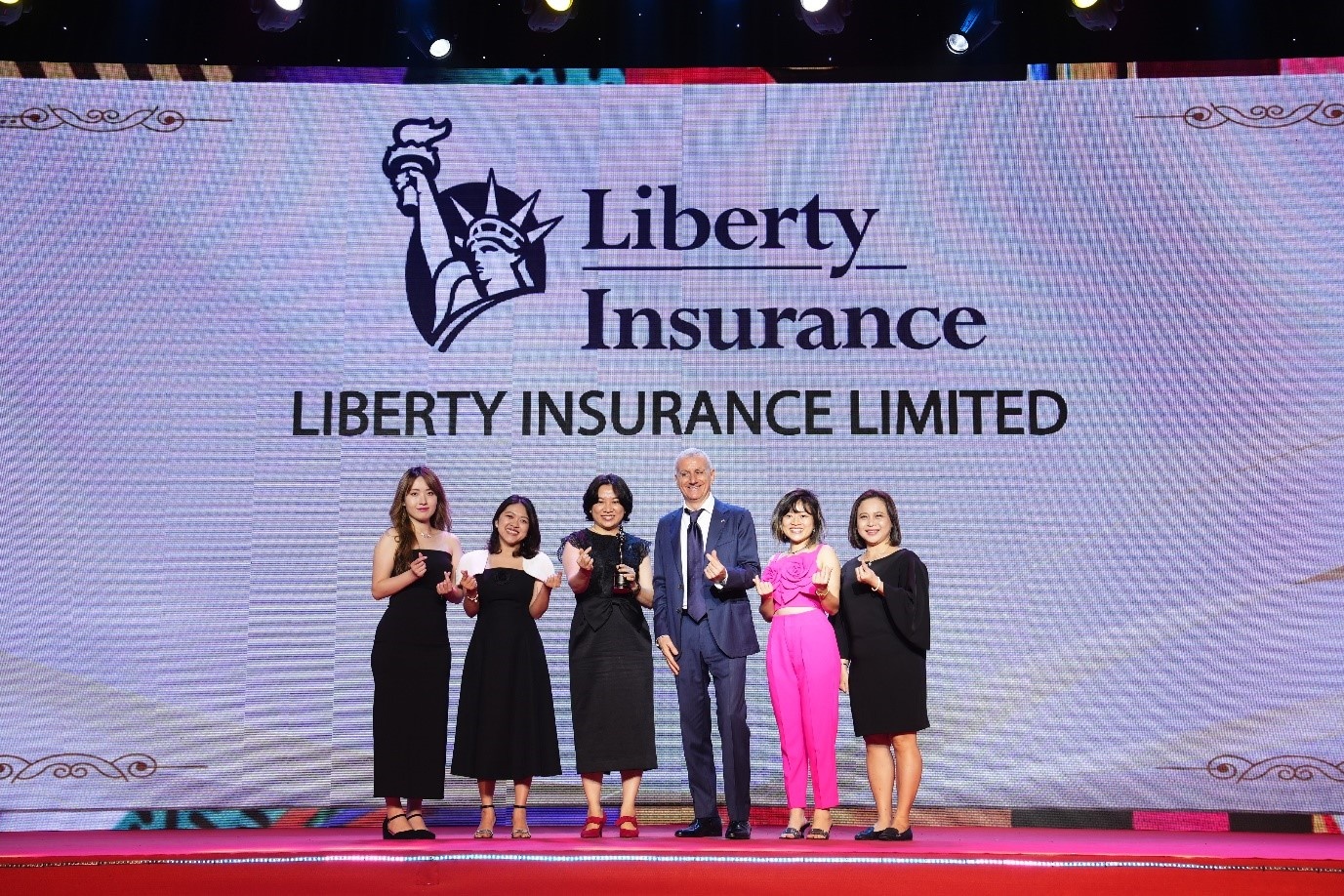 liberty insurance receives best companies to work for in asia award