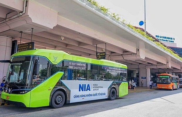 New bus route to Hanoi"s airport | Society | Vietnam+ (VietnamPlus)