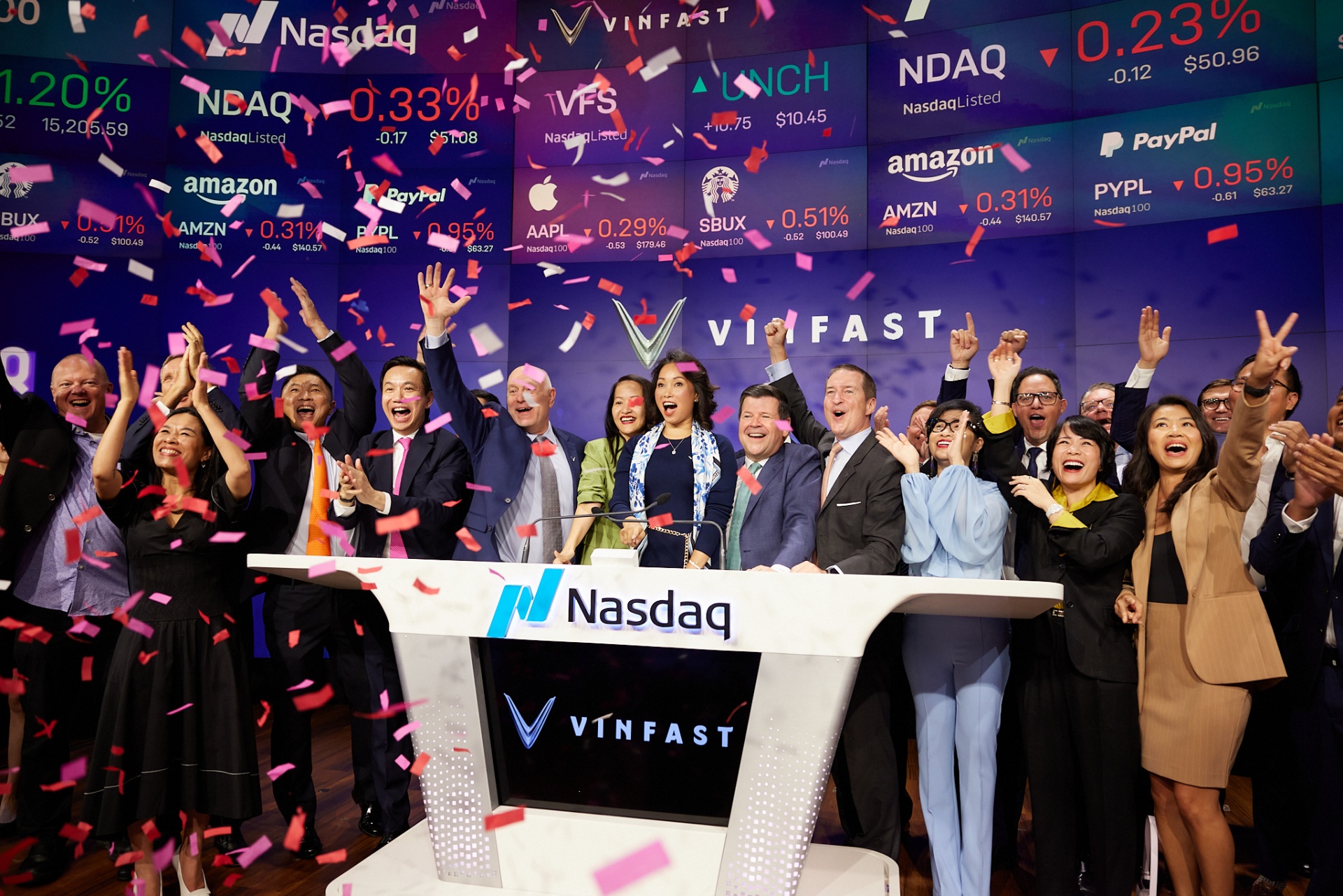 VinFast makes its debut on Nasdaq
