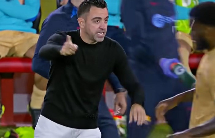 Barca coach Xavi banned two games for red card in season opener
