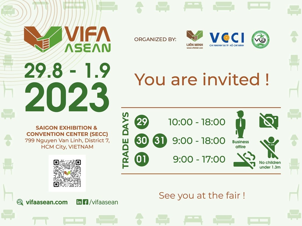 VIFA ASEAN 2023 – A must-see destination for furniture buyers in the fall of 2023 (PR)