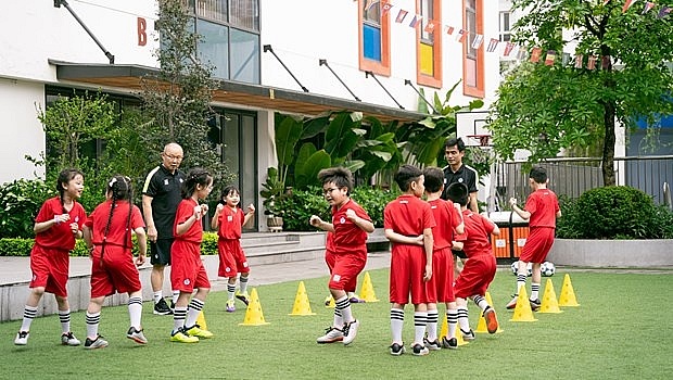 Football academy launched in Vietnam | Culture - Sports  | Vietnam+ (VietnamPlus)