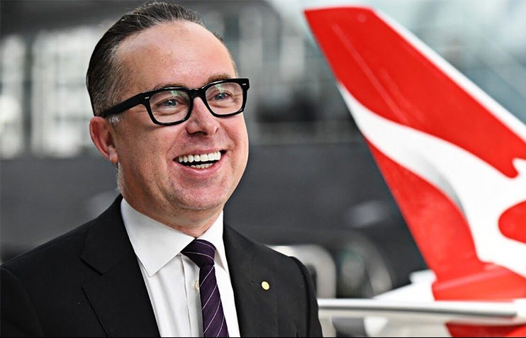 Qantas CEO steps down early as airline falls out of favour