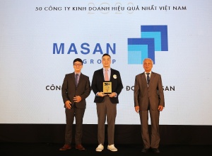 Masan Group receives recognition at 'Vietnam’s 50 Best Performing Companies'