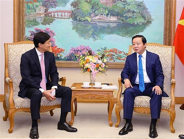 Deputy PM receives leader of Japan's MOECO company