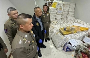 Thai police seize drugs worth 8 million USD