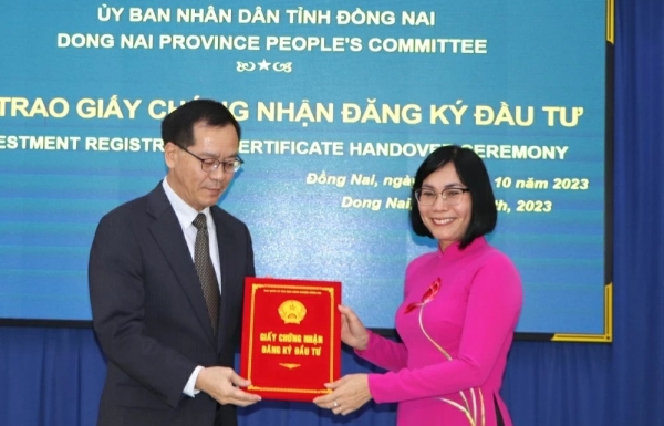 Dong Nai granted three investment registration certificates worth $210 million - Vimarsana News